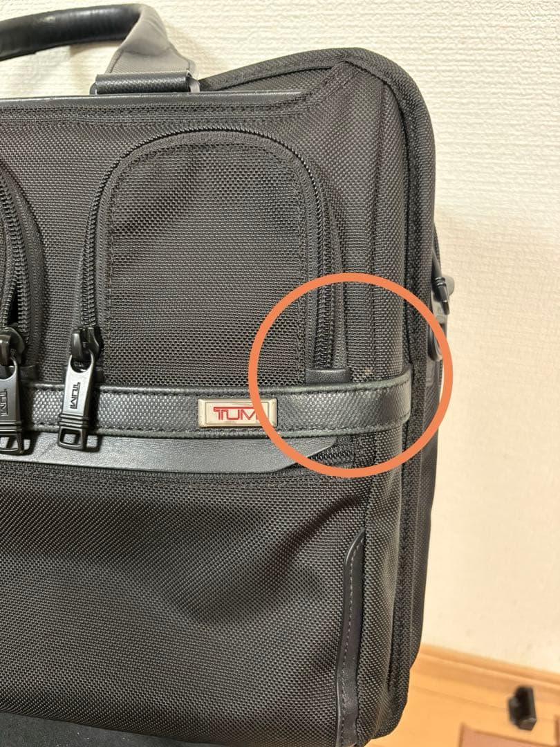 TUMI ブラック ビジネスバッグ　ALPHA3