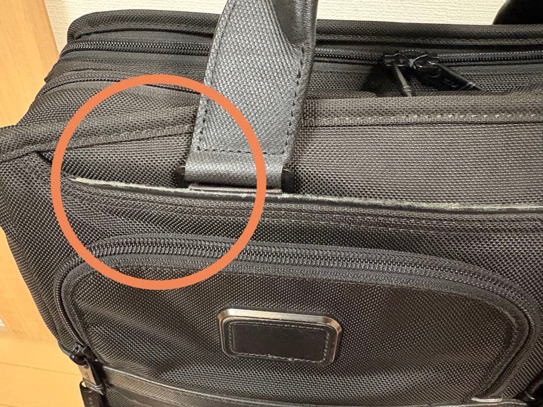 TUMI ブラック ビジネスバッグ　ALPHA3