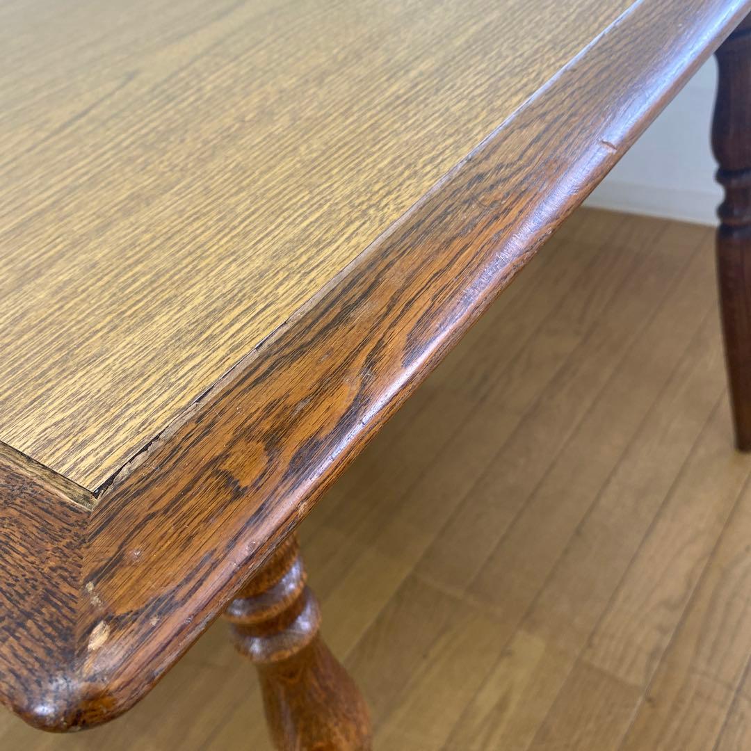 アンティーク レトロ 飛騨産業 キツツキ ダイニング テーブル インテ