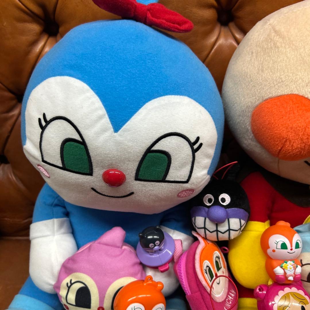 アンパンマン こきんちやん　どきんちゃん　ぬいぐるみ　とマスコットセットT⑤AN