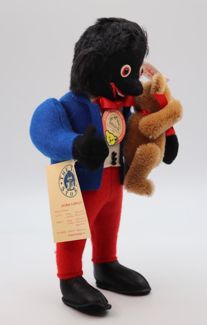 Golliwog-Set シュタイフ ゴリウォグ23cmとテディBのセット Steiff