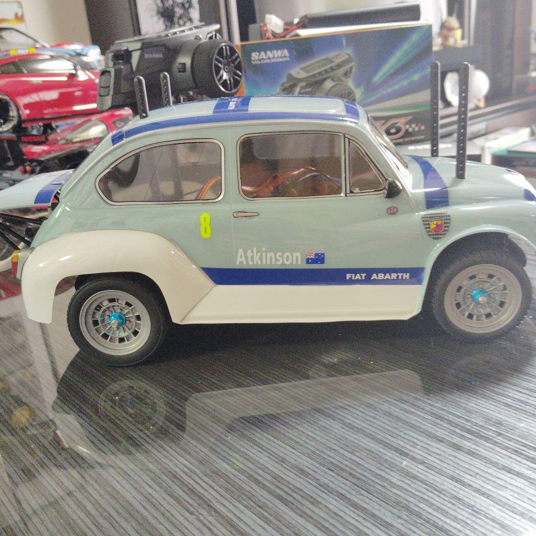 タミヤ 1/10 フィアットアバルト オプション 多数サンワMX 6プロポ付
