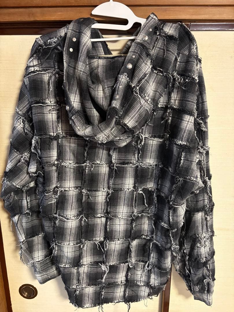 DIG YOUR OWN GRAVE パッチワークパーカー