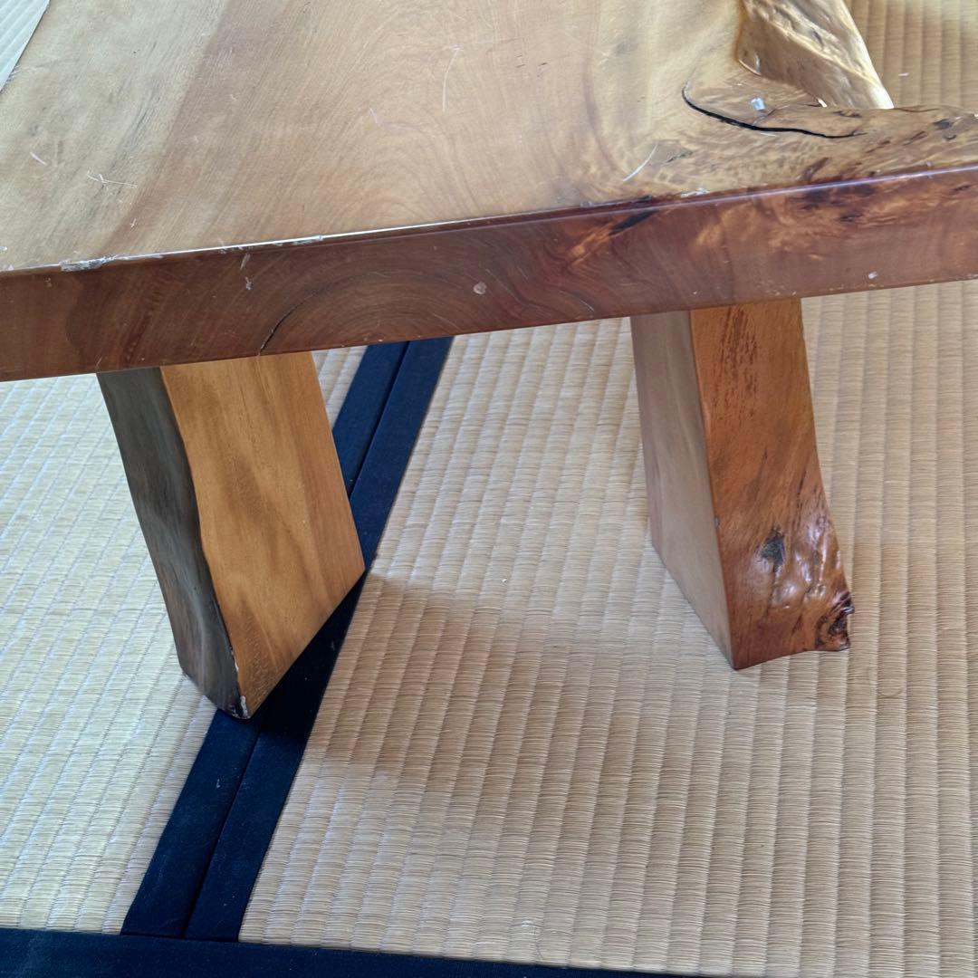 定価56万　極上★天然木　無垢　リビング　ロー　テーブル　　良質木目