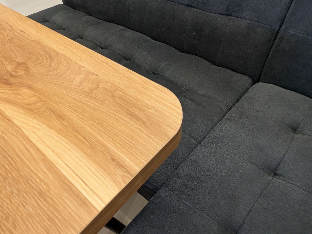 【naaa】　mild　L字　ダイニングセット　ダイニングテーブル