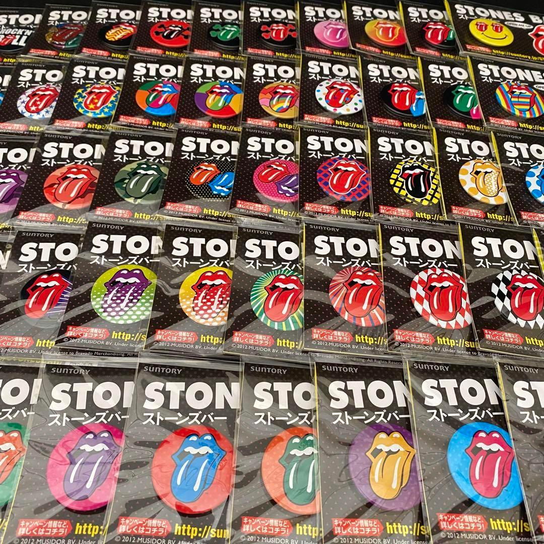 STONES BAR 缶バッジ 50個 ローリングストーンズ フルコンプセット