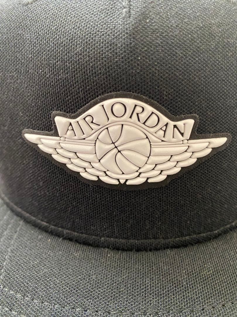 激レア エアジョーダン ブラック キャップ ウイングマーク