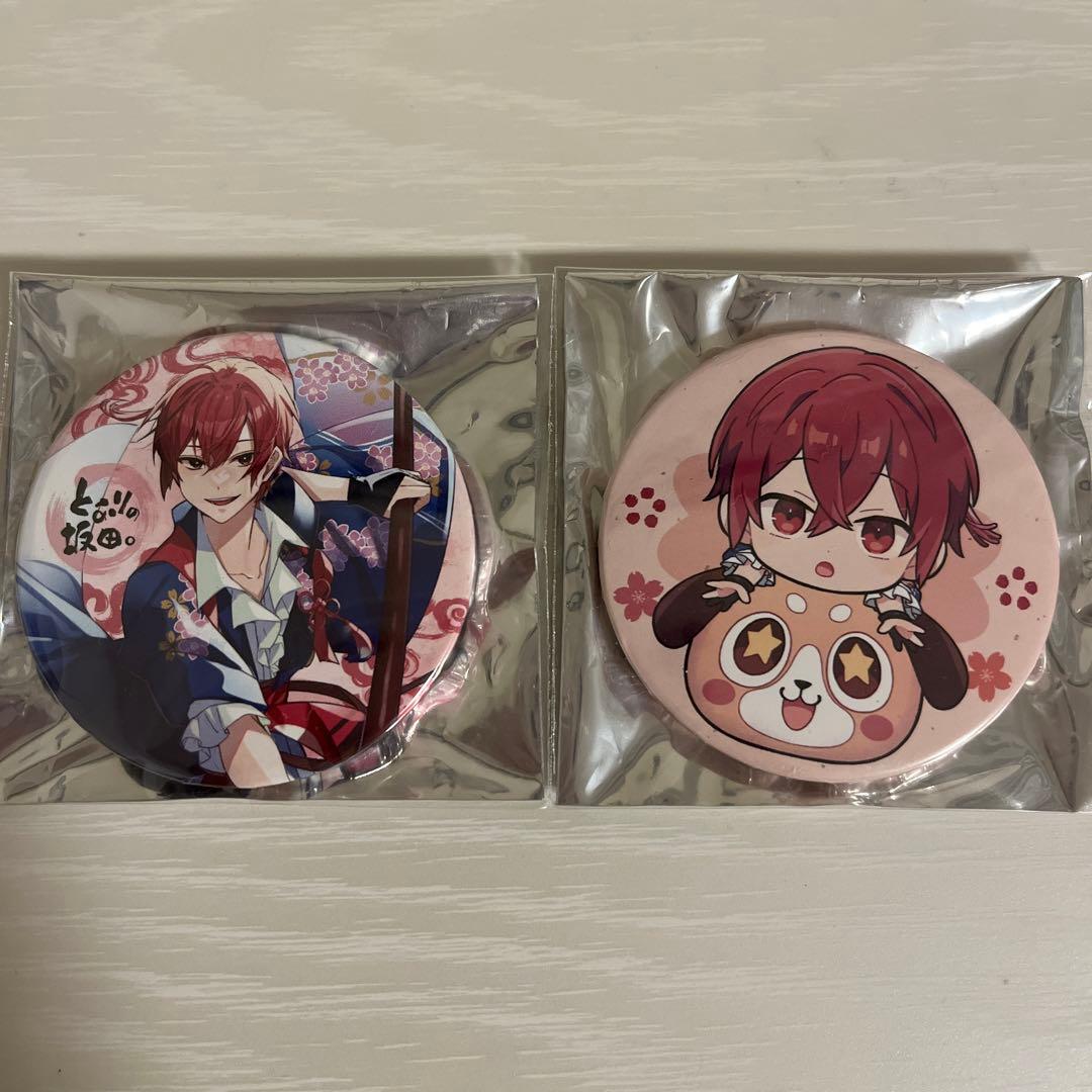 R91.浦島坂田船 となりの坂田 缶バッジ 春ツ 彩 デフォ 2023