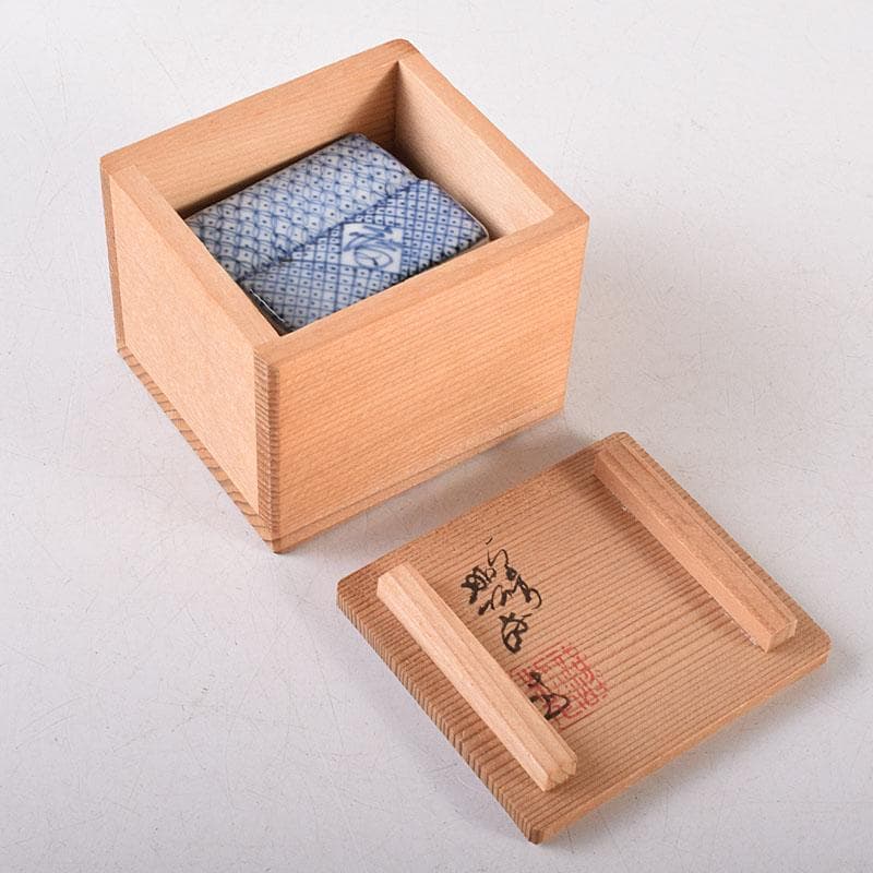 茶道具 京焼 高野昭阿弥造 染付 柚子木香合 共箱 V 8119 - メルカリ