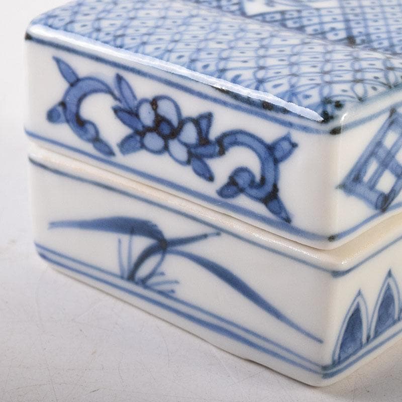 茶道具 京焼 高野昭阿弥造 染付 柚子木香合 共箱 V 8119 - メルカリ