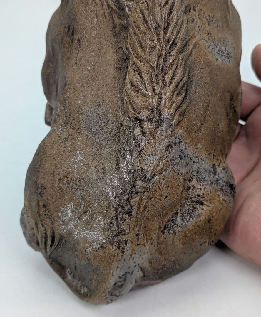 廬山窯 武用君彦 備前焼 干支置物「癸亥」 共箱共布 亥年 猪 イノシシ