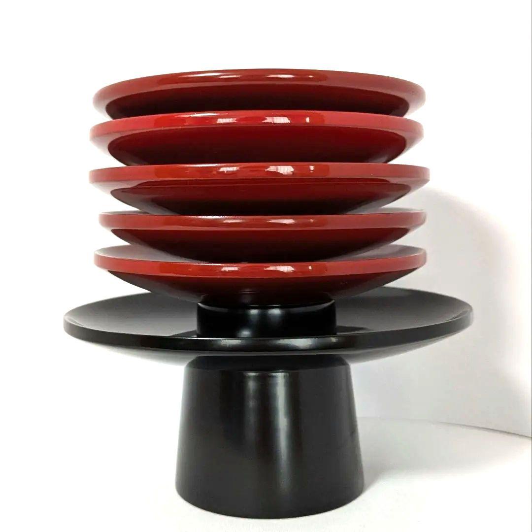 朱引盃10客 黒盃台2台 引盃セット 茶道具 懐石