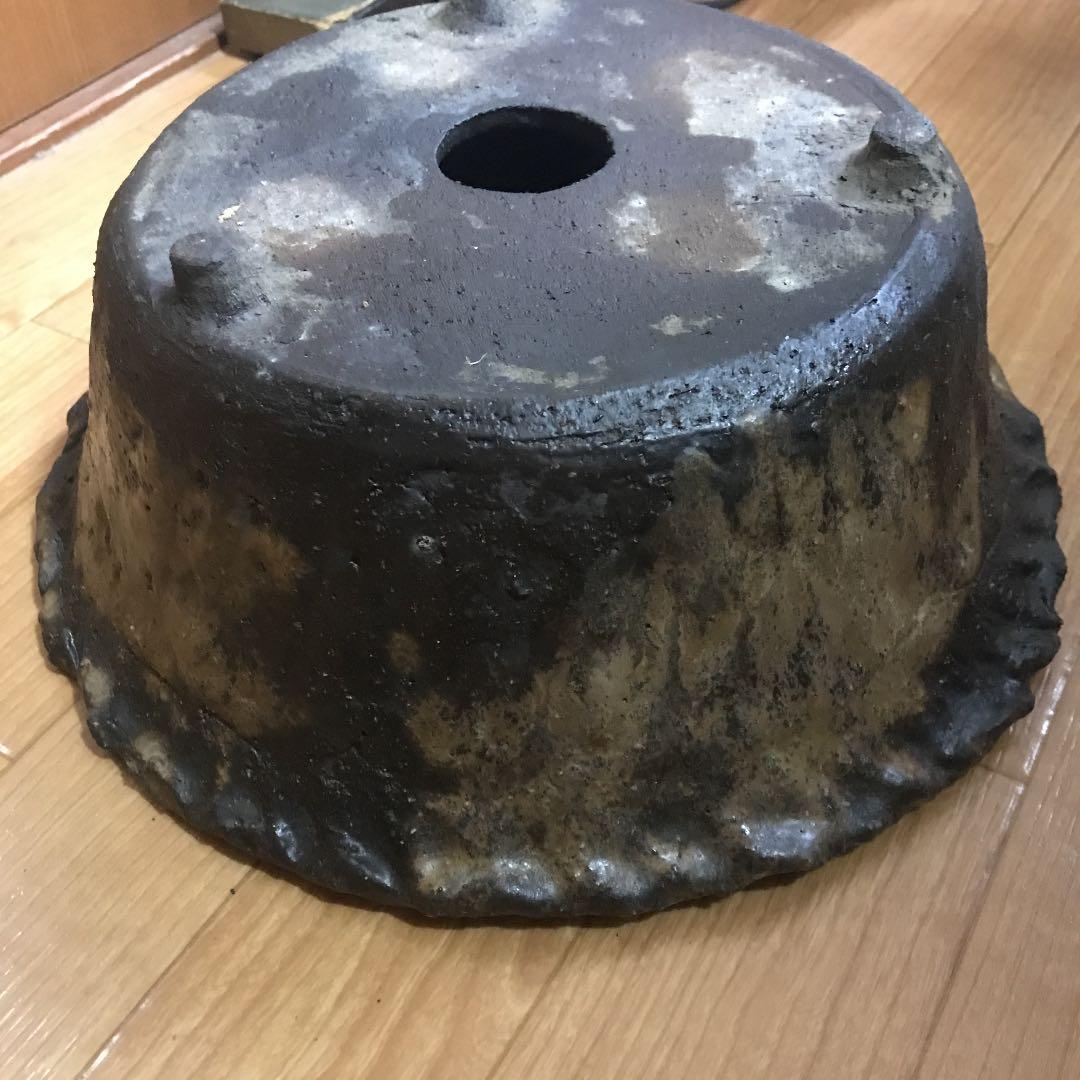 盆栽鉢　超時代のり手作り盆栽鉢31cm.12cm2.6kg寄せ植え植木鉢