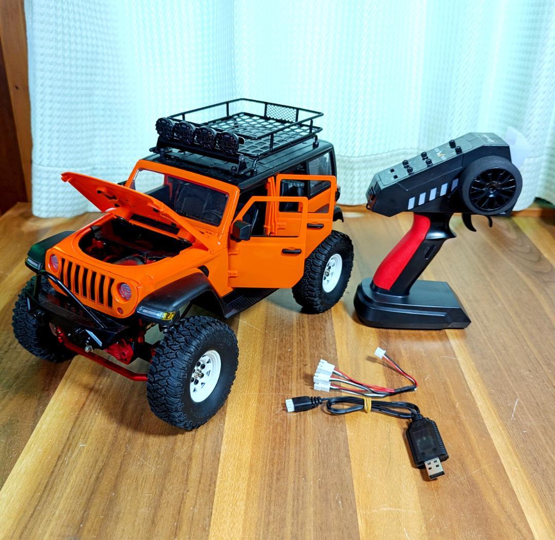 【動作OK綺麗！】MN-128 1/12 RCカー LEDライト付き