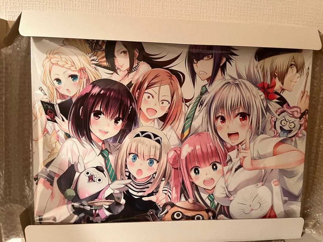 あやかしトライアングル 矢吹先生直筆サイン入りキャンパスTo LOVEる