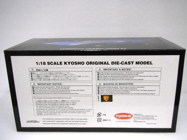 未使用品 Kyosho 1/18 ランボルギーニ カウンタック LP500S