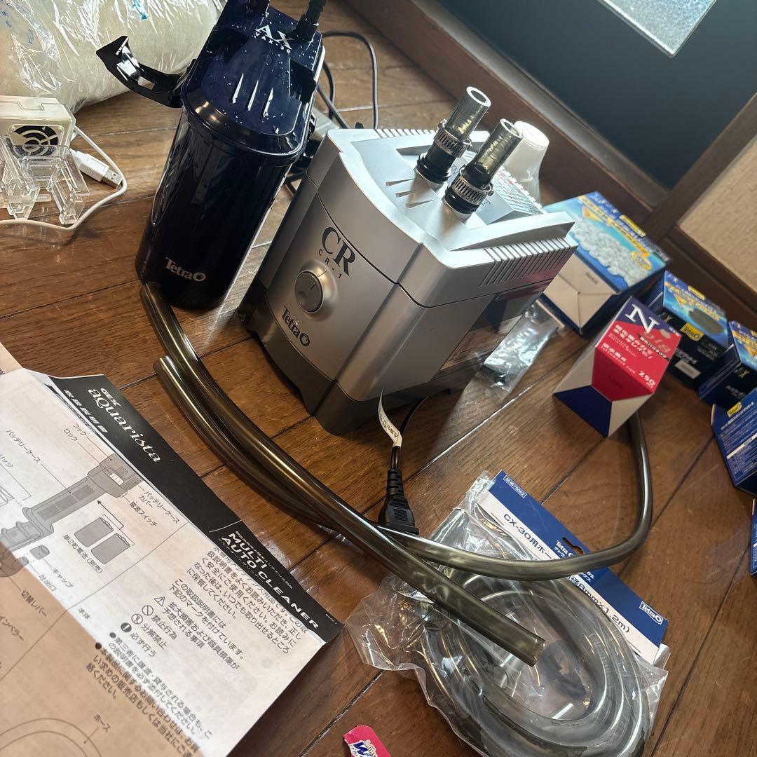 Tetra クールタワー パワーフィルター ポンプ ホースなどまとめ売り