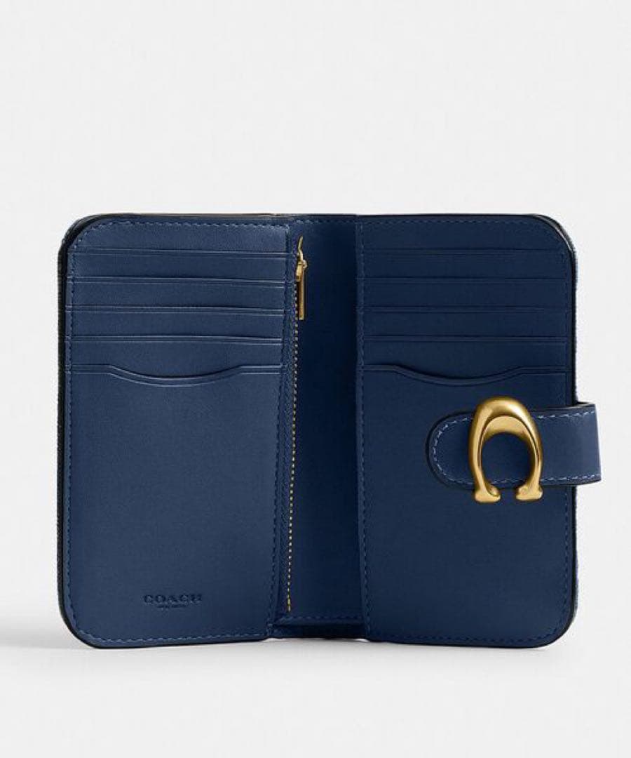 COACH デニムブルー 二つ折り財布