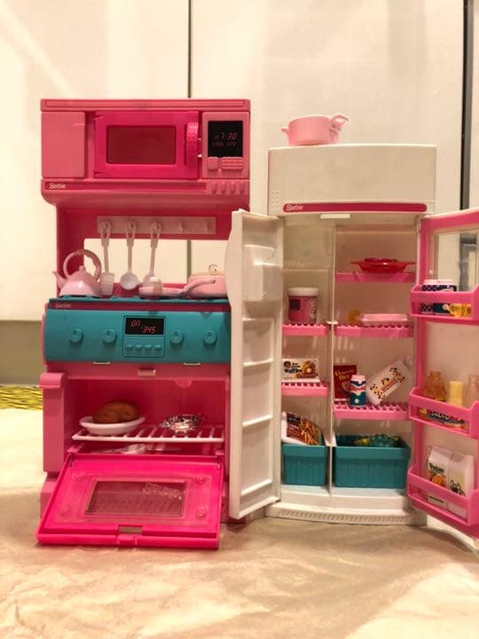 バービービンテージ☆ Barbie Mattel キッチンセット 1995年