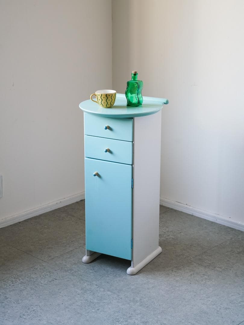 80's オールドカリモク karimoku キャビネット/収納 ポストモダン