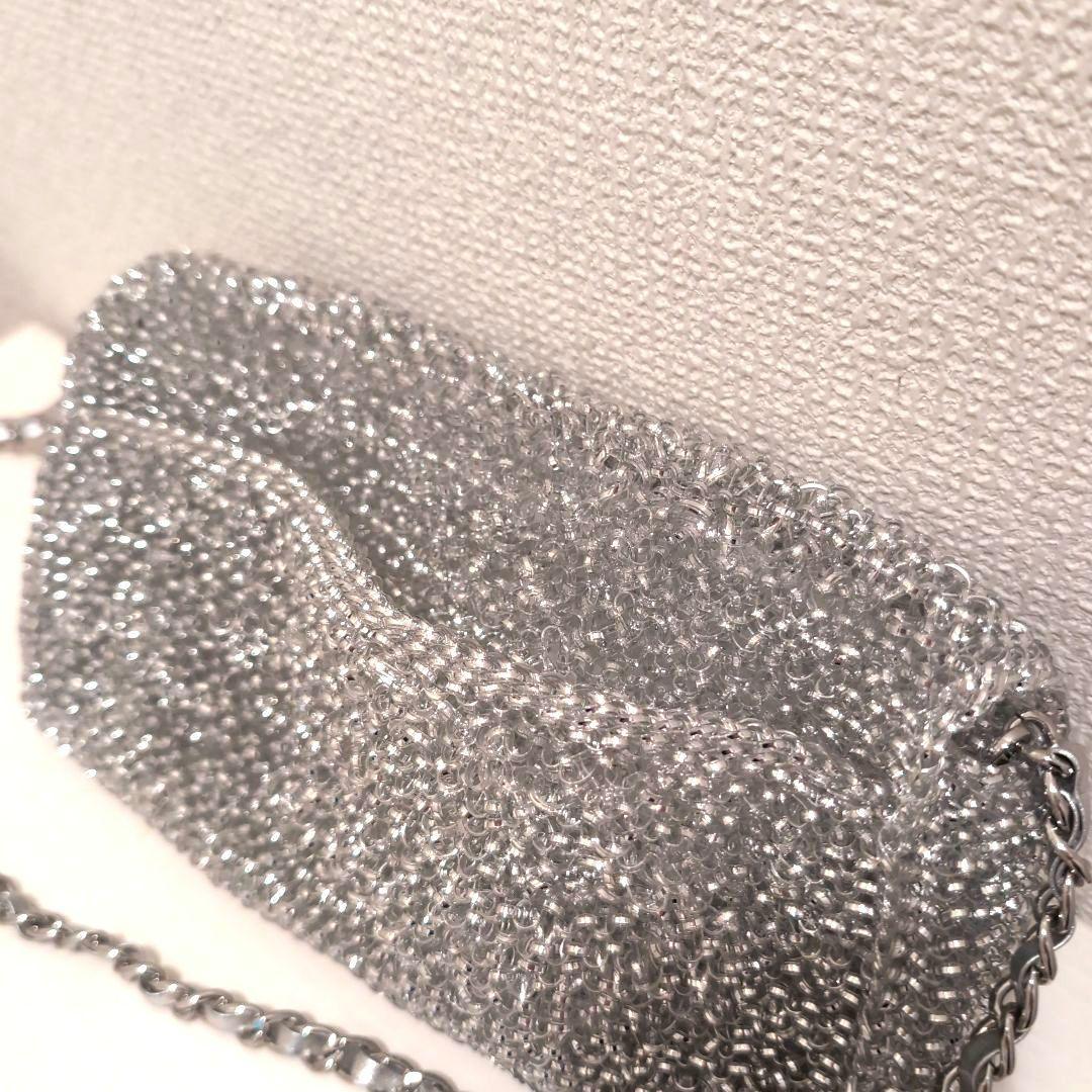 アンテプリマ　ワイヤーバッグ　ルケット　シルバー