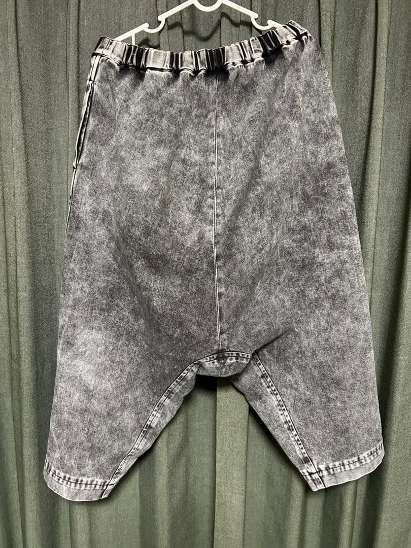 ブラックコムデギャルソン ペンギンパンツ XS デニム ケミカルウォッシュ