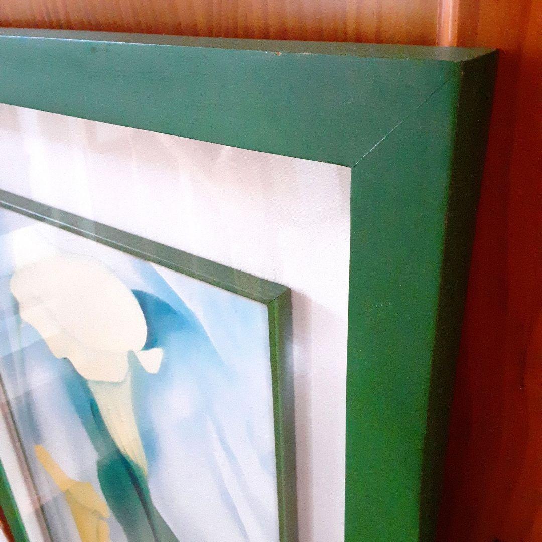 絵画　現代アート ポスター　大　ジョージア・オキーフ 　花　M