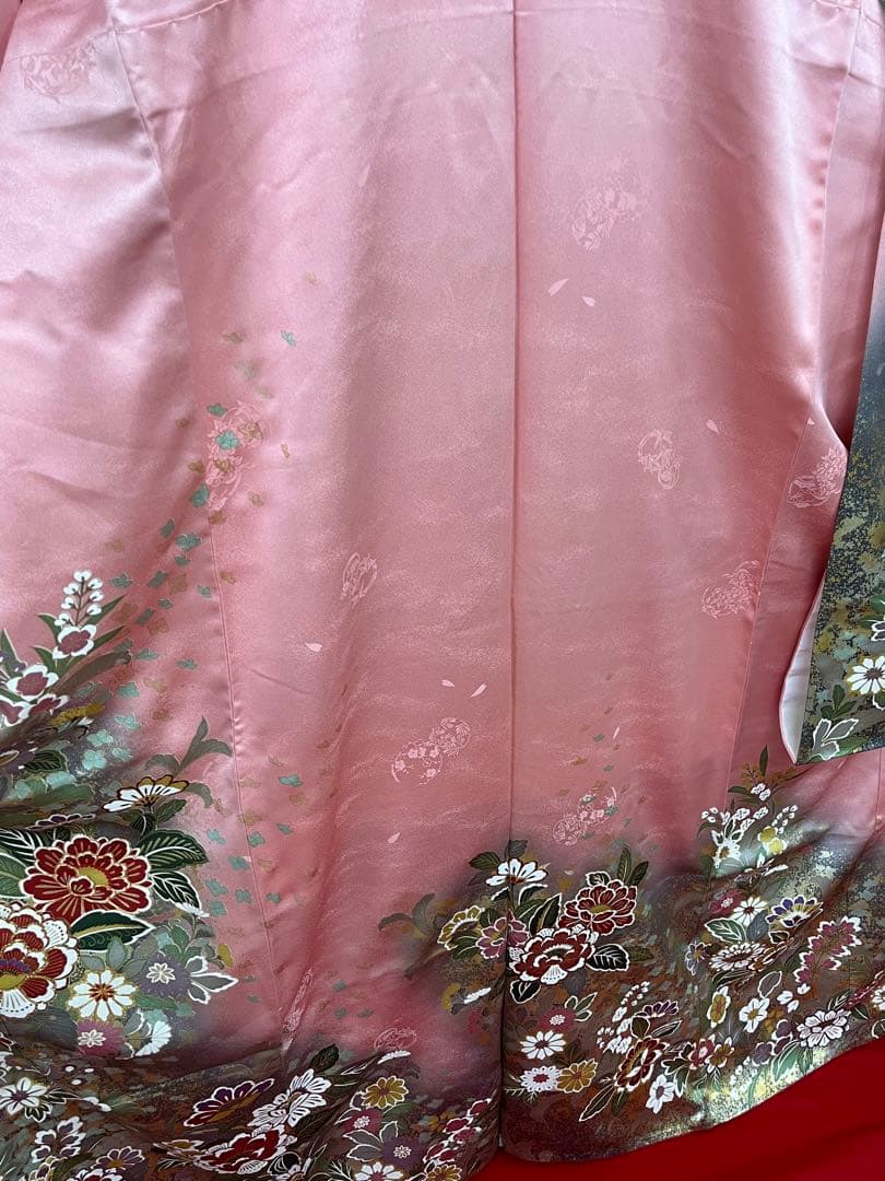 中古☆振袖☆仕立て上がり NO.B11 ピンク色 成人式 結婚式 - メルカリ