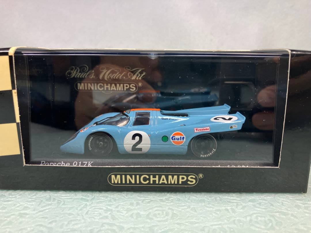 ミニチャンプス　Porsche 917K 1970年デイトナ優勝　ガルフカラー
