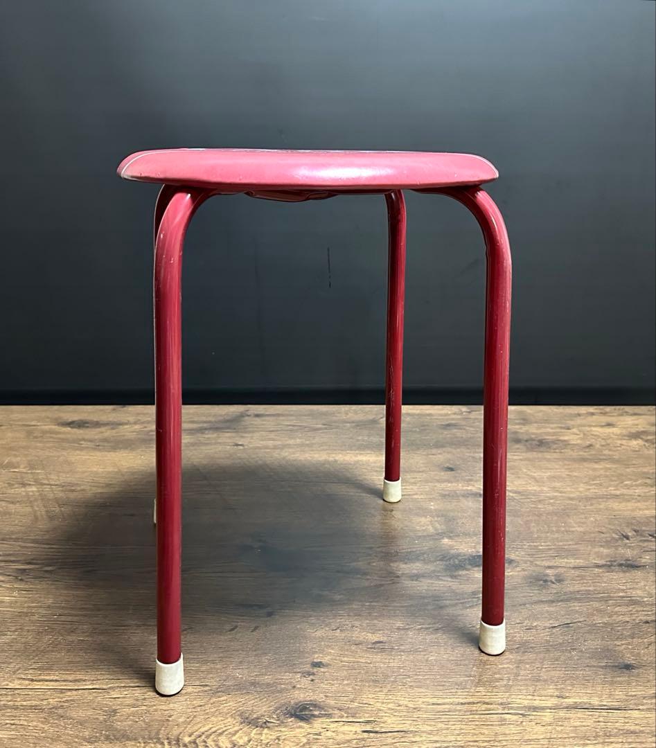 昭和レトロ レアヴィンテージ　LARK 丸椅子 スタッキングスツール 2脚セット