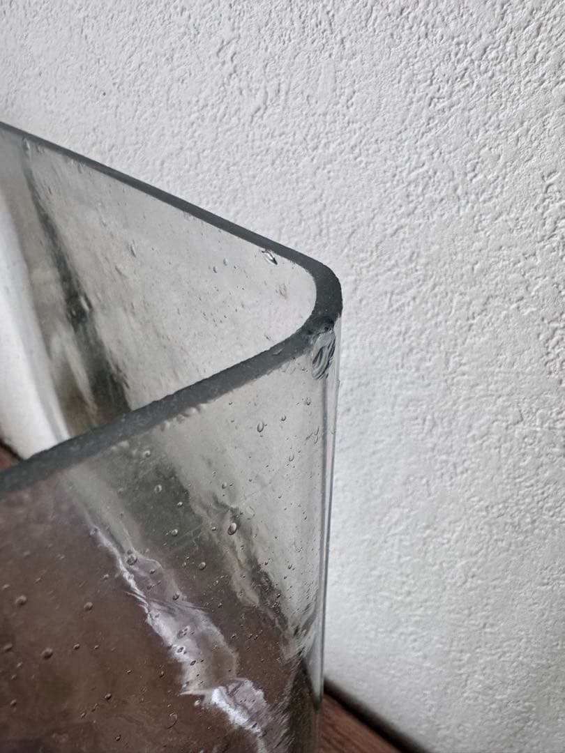 水槽 ガラス 気泡ガラス 昭和初期 ガラス 花器 テラリウム