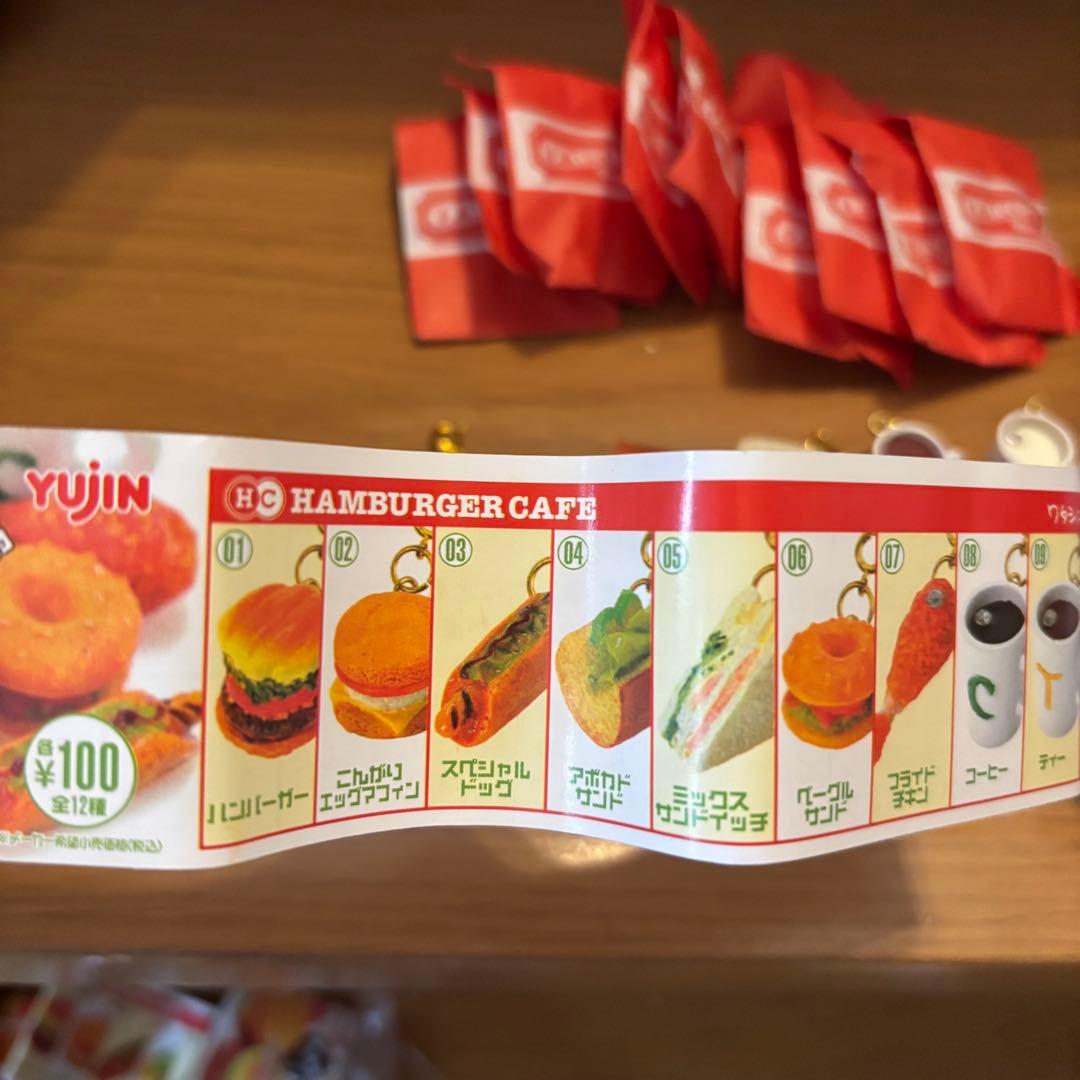 ガーリーフーズチャームハンバーガーカフェ11種