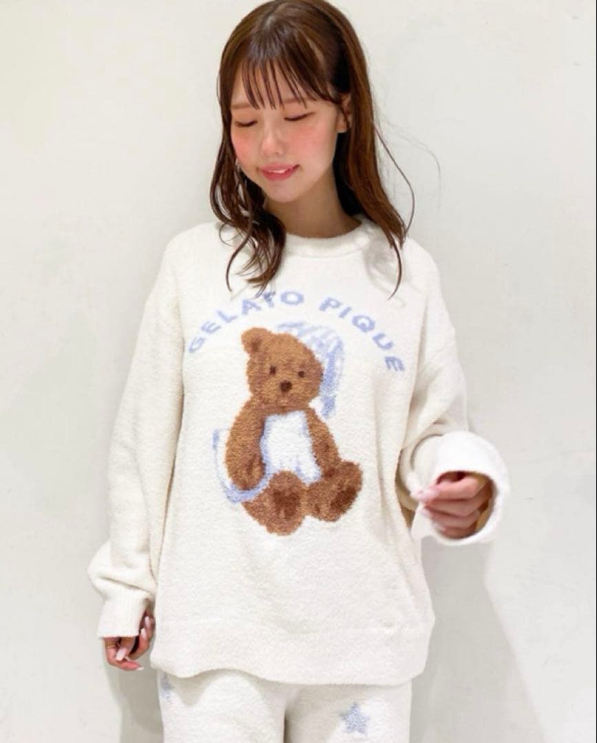 gelato pique　GOOD NIGHT BEAR JQDプルオーバー　F