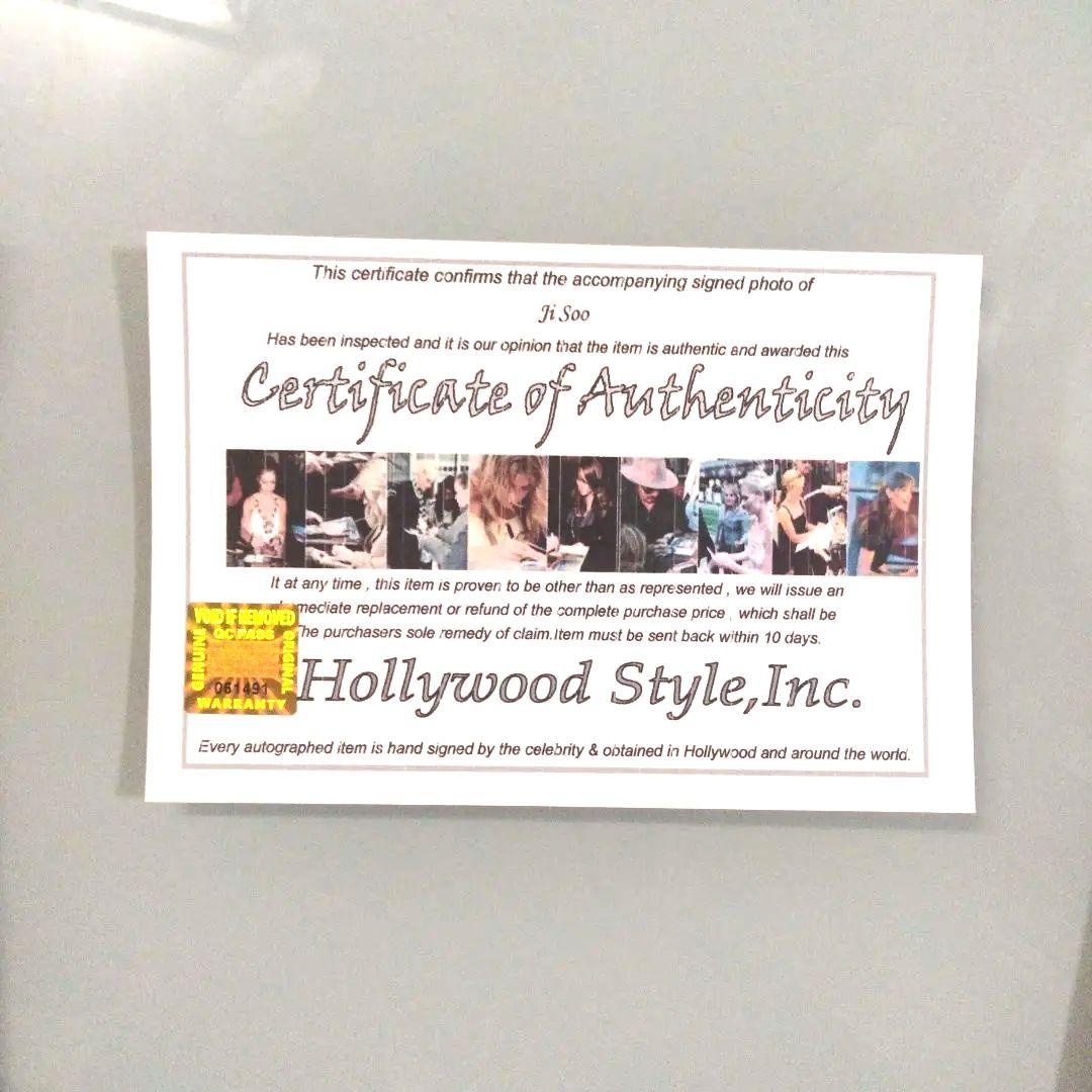 ジス直筆サイン入り超 特大写真…Ji Soo…花ざかりの君たちへ