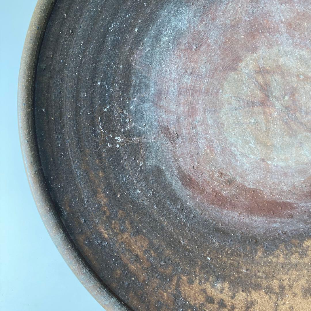 備前焼　大皿　径57cm　窯変　胡麻　飾り皿　特大サイズ