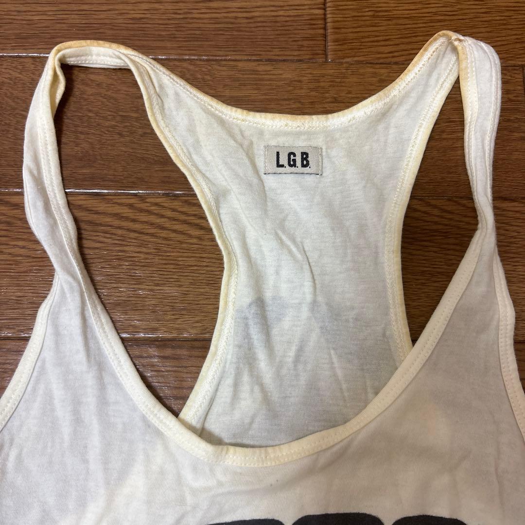 BEDROCK タンクトップ ホワイトLGB