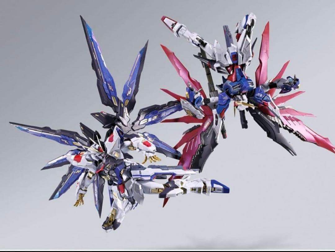 メタルビルド ストライクフリーダムガンダム デスティニーガンダム 光の翼セット