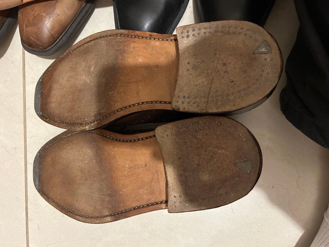 ド*ー様 BARKER UK6 1/2, 25.0cm ツリー付フルブローグウイ