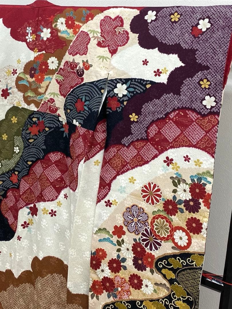 振袖 豪華 銀通し 金駒 金彩 紋意匠 身丈168cm