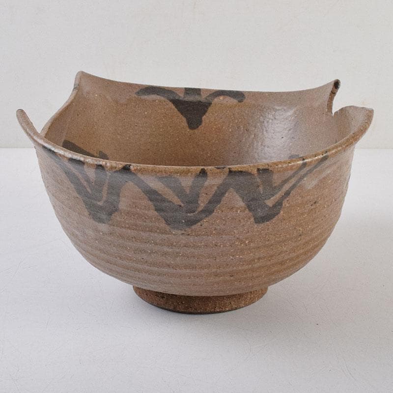 桂又三郎極め　江戸時代　古唐津　絵唐津　菓子鉢　M　R9332