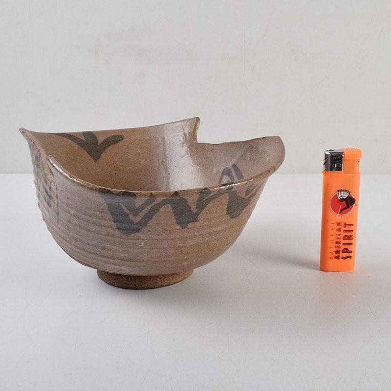 桂又三郎極め　江戸時代　古唐津　絵唐津　菓子鉢　M　R9332