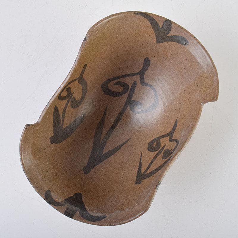 桂又三郎極め　江戸時代　古唐津　絵唐津　菓子鉢　M　R9332