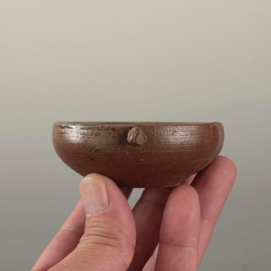 丹波 盃 酒器 古美術 古道具 アンティーク 丹波焼 平盃 丹波手付き盃