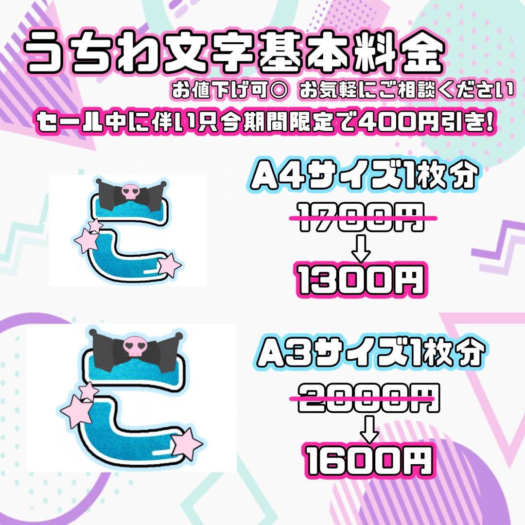 グリッター 連結うちわ文字 文字パネル うちわ文字 ネームボード