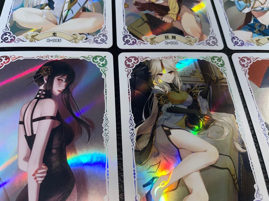 ⑤18枚　女性キャラのキラカード