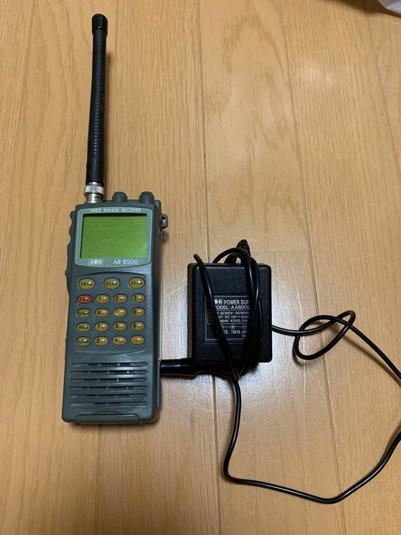 AR8200 MK3 広帯域受信機 電源ケーブル・アンテナ他セット AR8200 MK3
