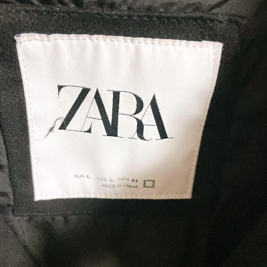 ZARA スエード調 シングルライダースジャケット ザラ バイカー ザラ