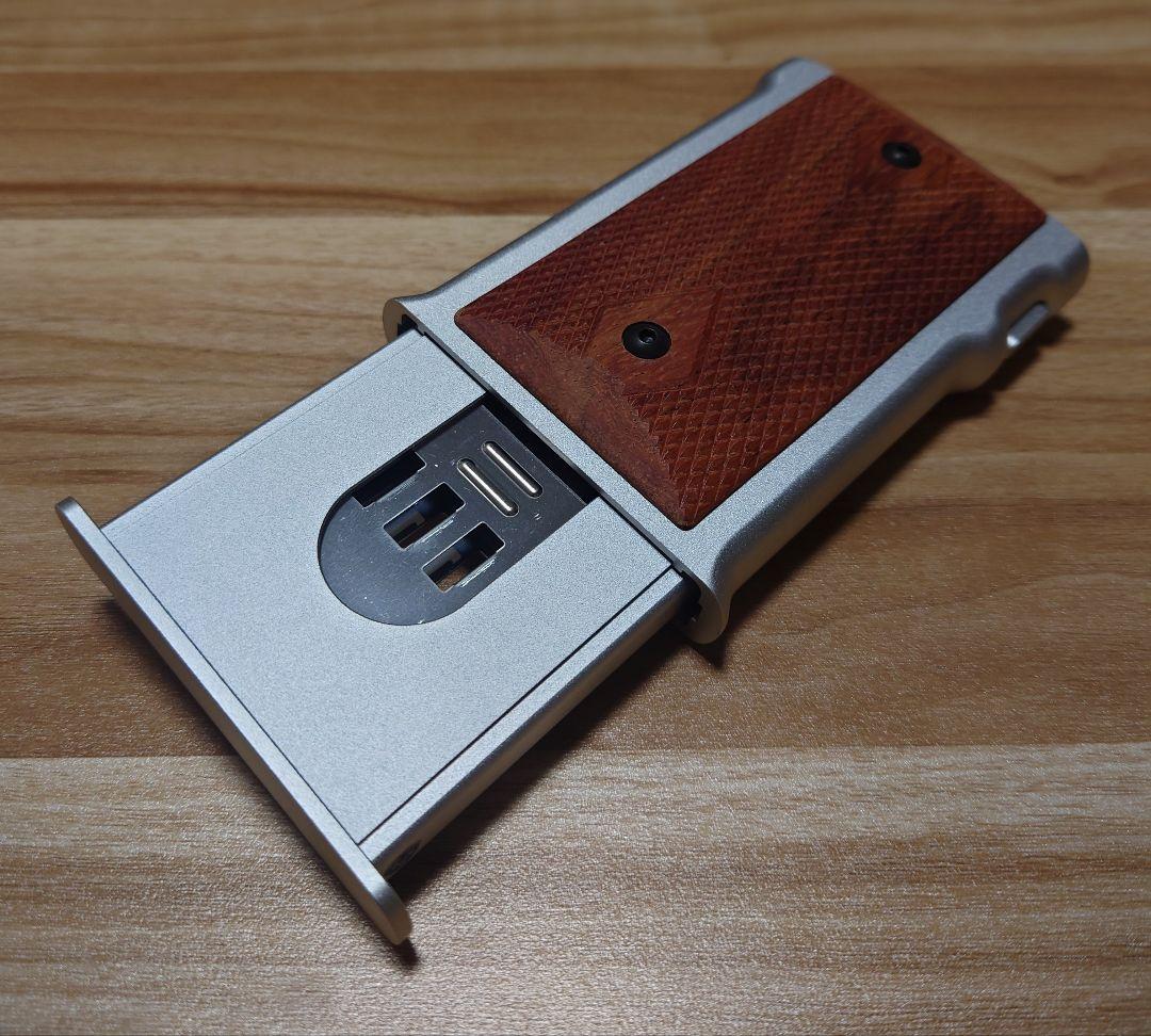 名刺ケース ガバメント ガングリップ 木製 アルミニウム製 M1911-H