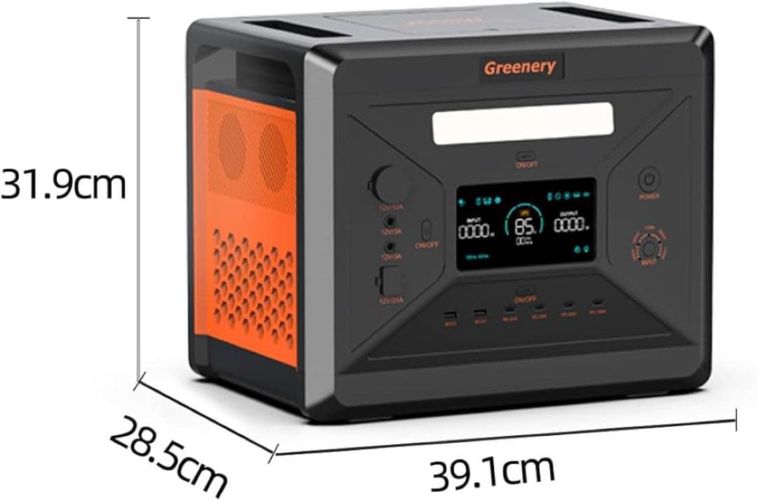 未使用品】Greenery G2500 2500W ポータブル電源 - メルカリ