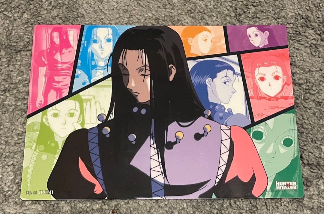 HUNTER×HUNTER ハンターハンター旧アニメ 下敷き イルミ